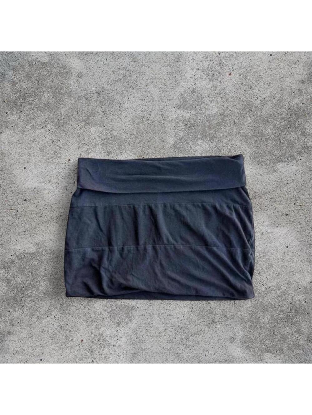 love tease mini black skirt